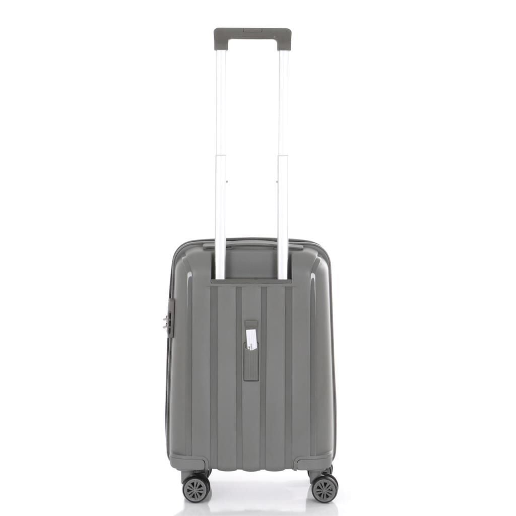 MÇS Kabin Boy Kırılmaz Silikon Seyahat Valizi Bavulu V305 Gri