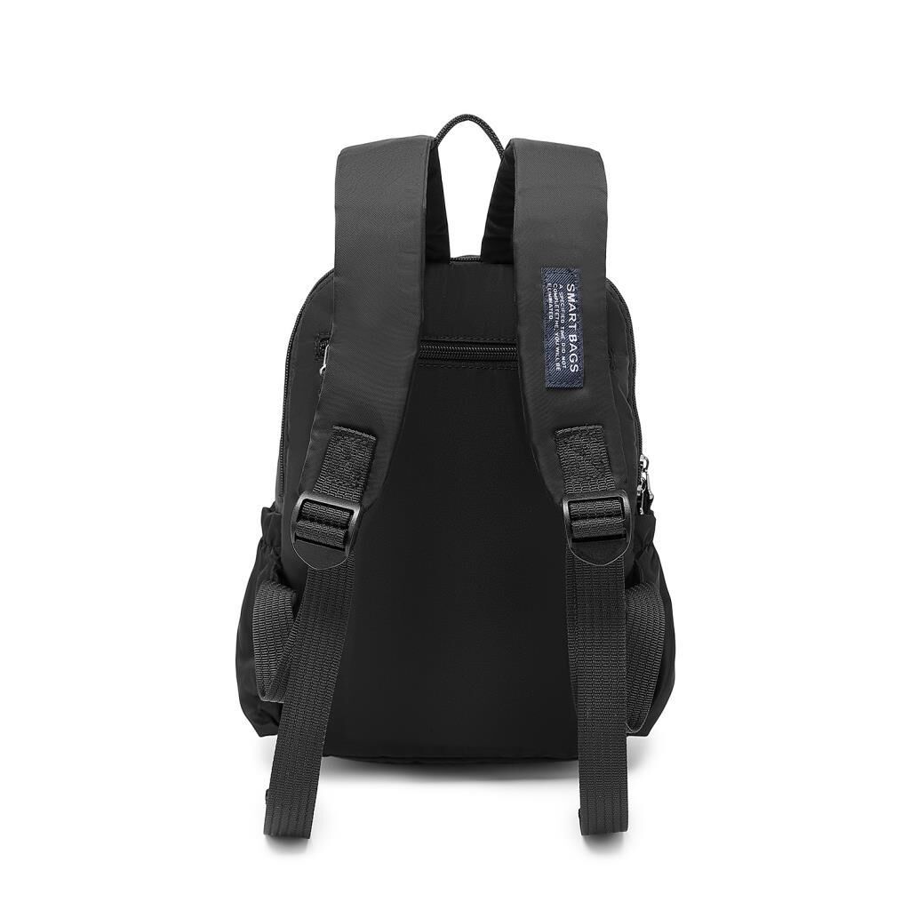 Smart Bags Küçük Boy Yumuşak Kumaş Uniseks Sırt Çantası 8731 Siyah