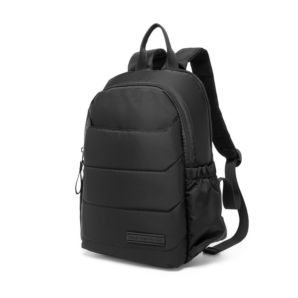 Smart Bags Küçük Boy Yumuşak Kumaş Uniseks Sırt Çantası 8731 Siyah