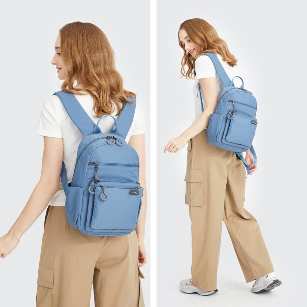 Smart Bags Ekstra Hafif Orta Boy Uniseks Sırt Çantası 3243 J.Mavi