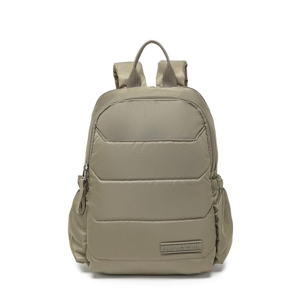 Smart Bags Küçük Boy Yumuşak Kumaş Uniseks Sırt Çantası 8731 A.Kahve