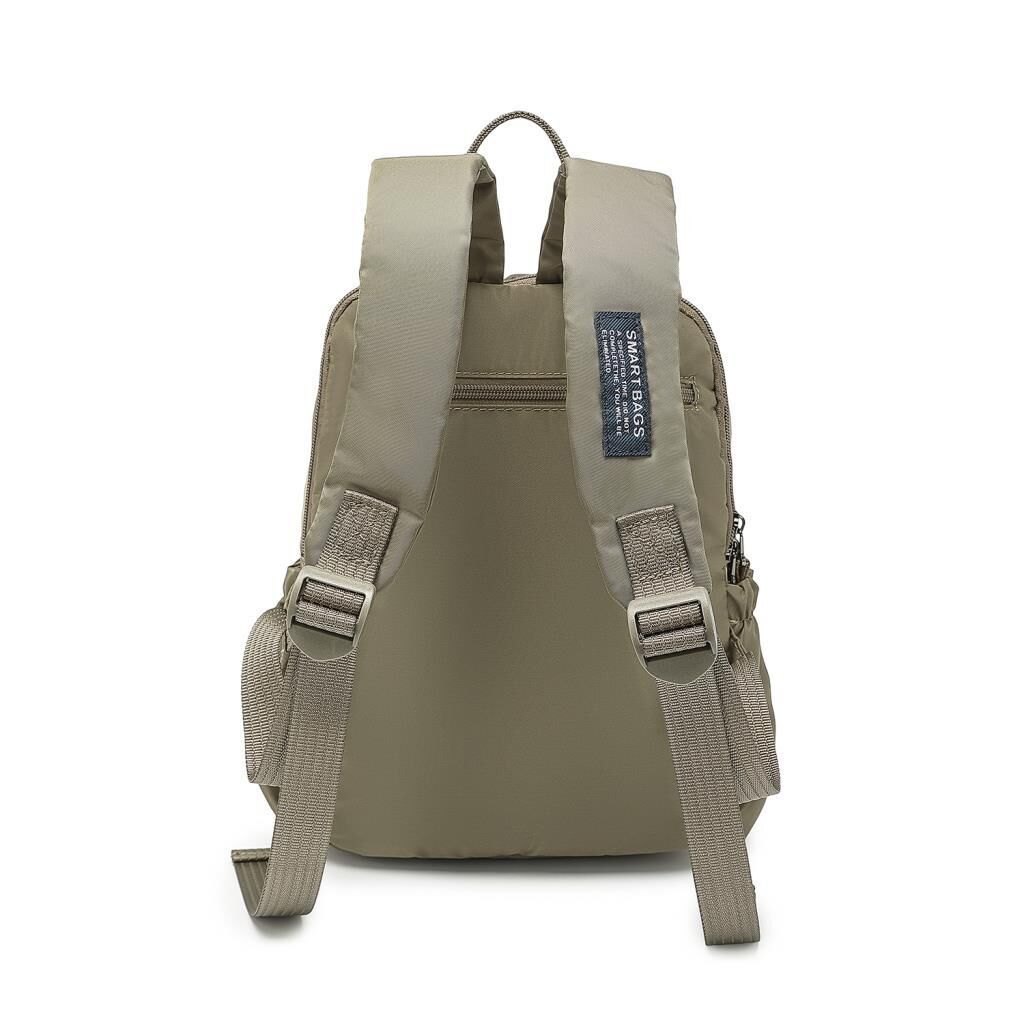 Smart Bags Küçük Boy Yumuşak Kumaş Uniseks Sırt Çantası 8731 A.Kahve