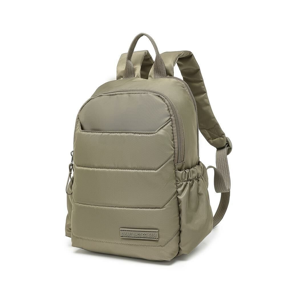 Smart Bags Küçük Boy Yumuşak Kumaş Uniseks Sırt Çantası 8731 A.Kahve