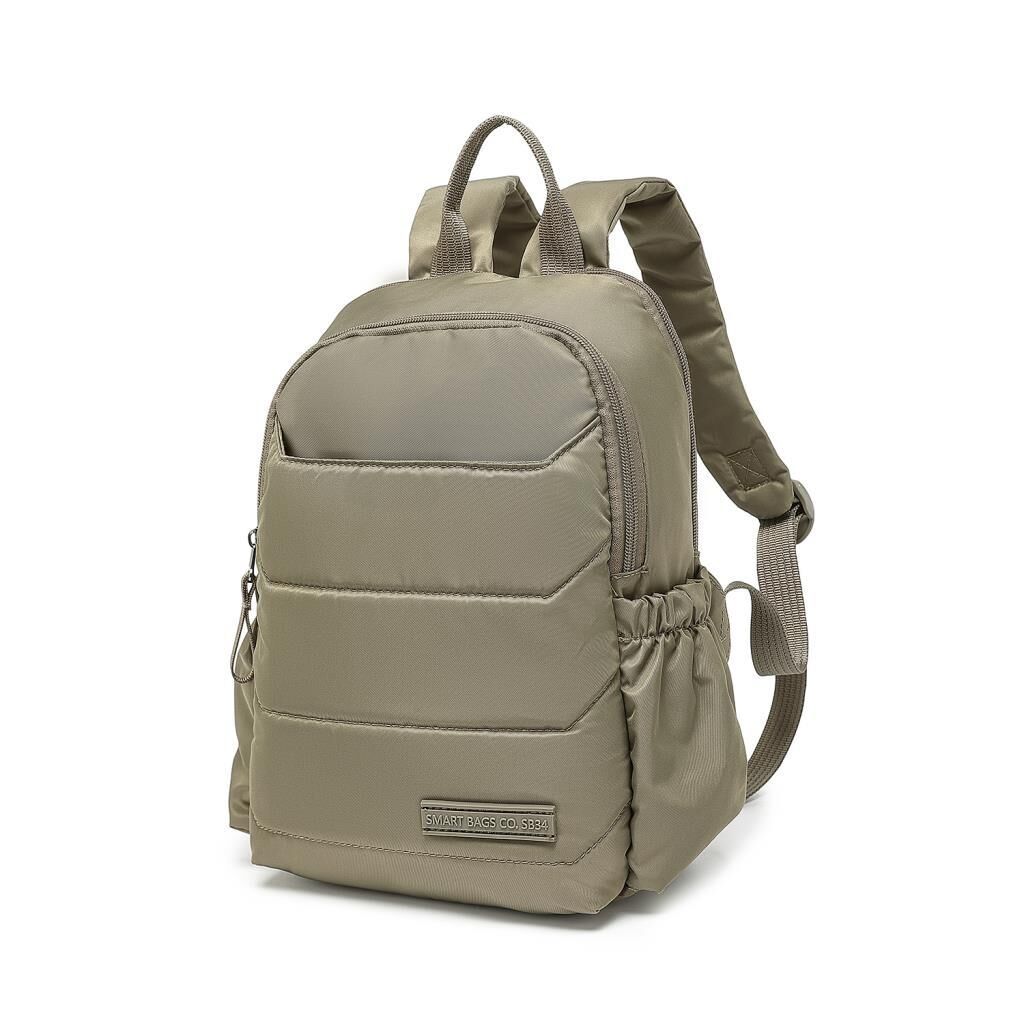 Smart Bags Küçük Boy Yumuşak Kumaş Uniseks Sırt Çantası 8731 A.Kahve