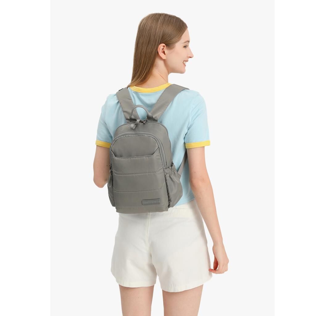 Smart Bags Küçük Boy Yumuşak Kumaş Uniseks Sırt Çantası 8731 Camel