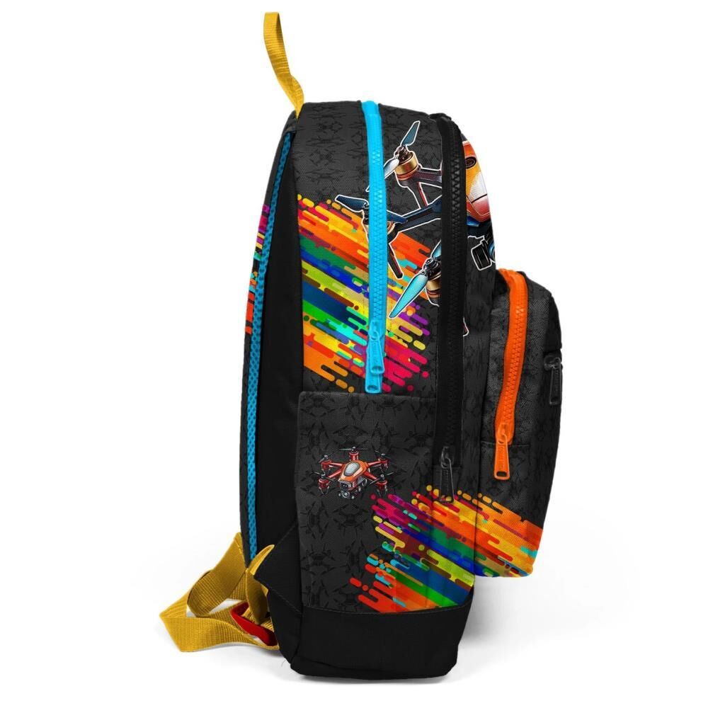 Coral High 2li Set Drone Desenli Okul Çantası Beslenme 23780