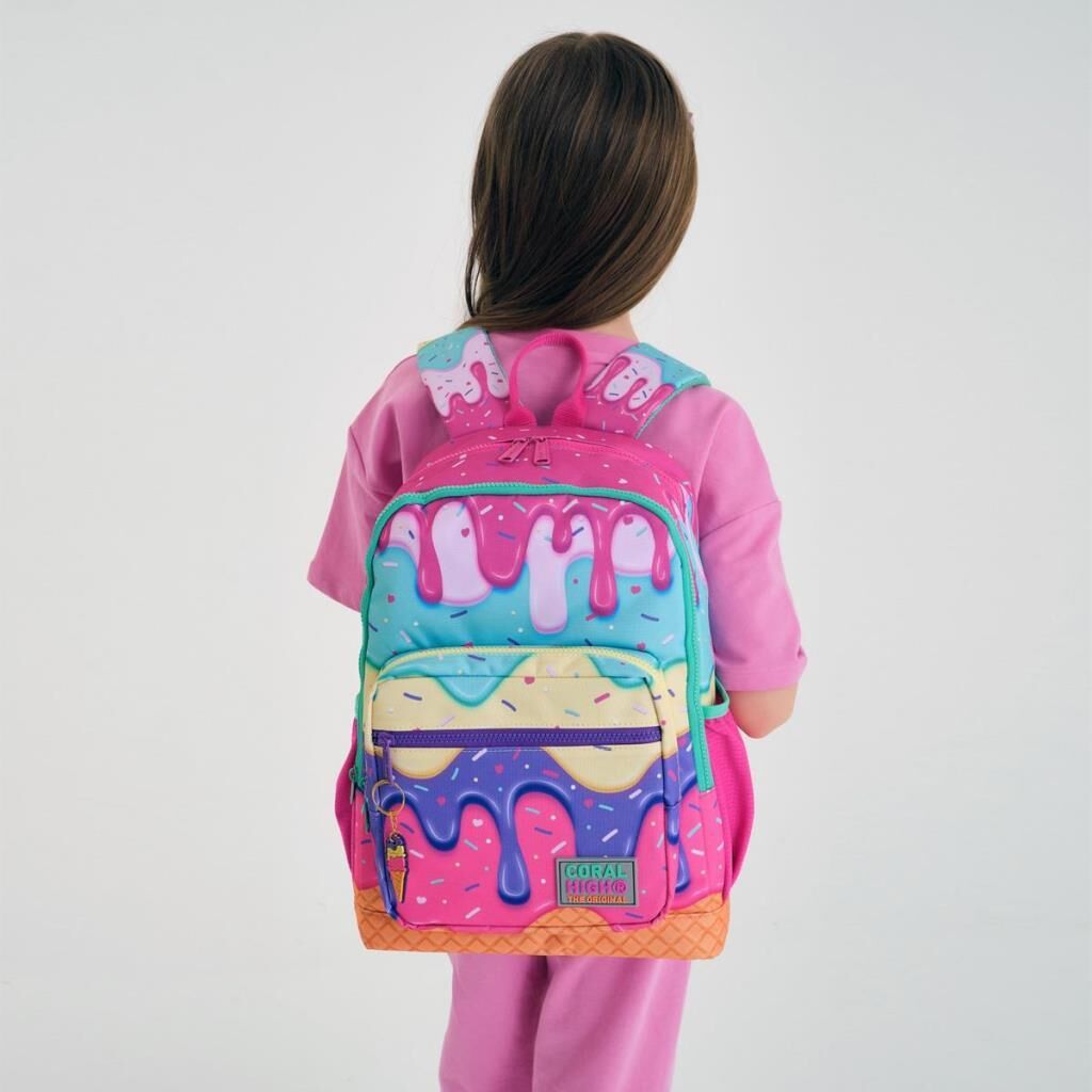 Coral High Dondurma Desen Büyük Boy Okul Sırt Çantası 23731