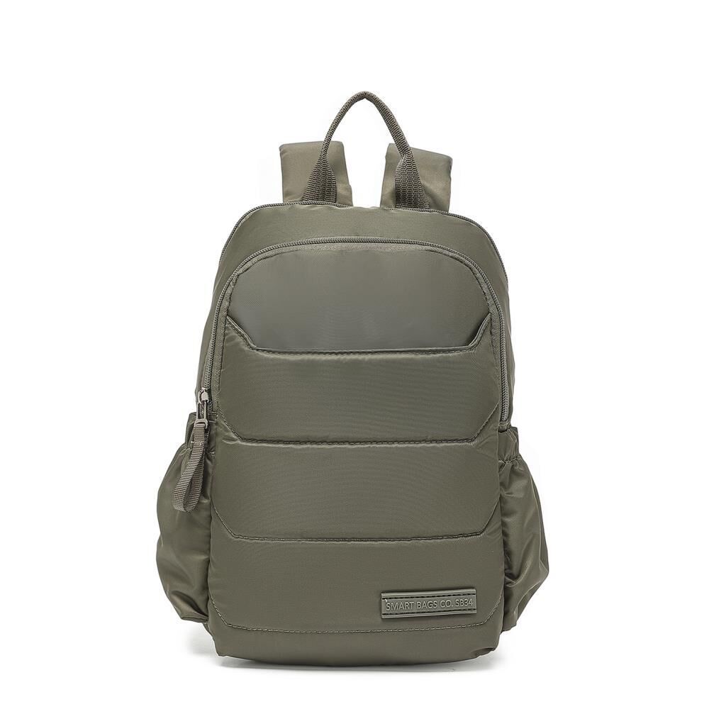 Smart Bags Küçük Boy Yumuşak Kumaş Uniseks Sırt Çantası 8731 K.Yeşil