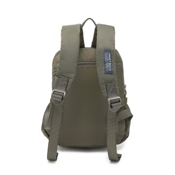 Smart Bags Küçük Boy Yumuşak Kumaş Uniseks Sırt Çantası 8731 K.Yeşil