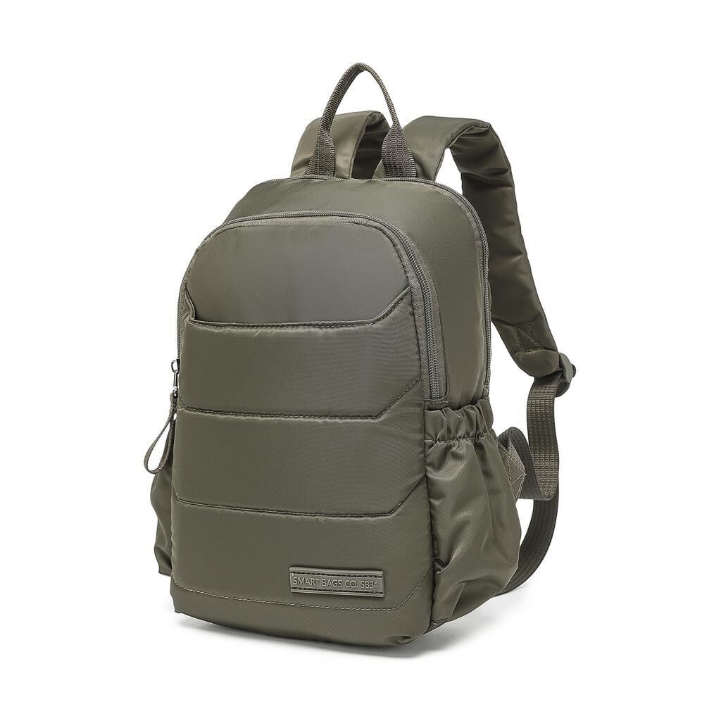 Smart Bags Küçük Boy Yumuşak Kumaş Uniseks Sırt Çantası 8731 K.Yeşil