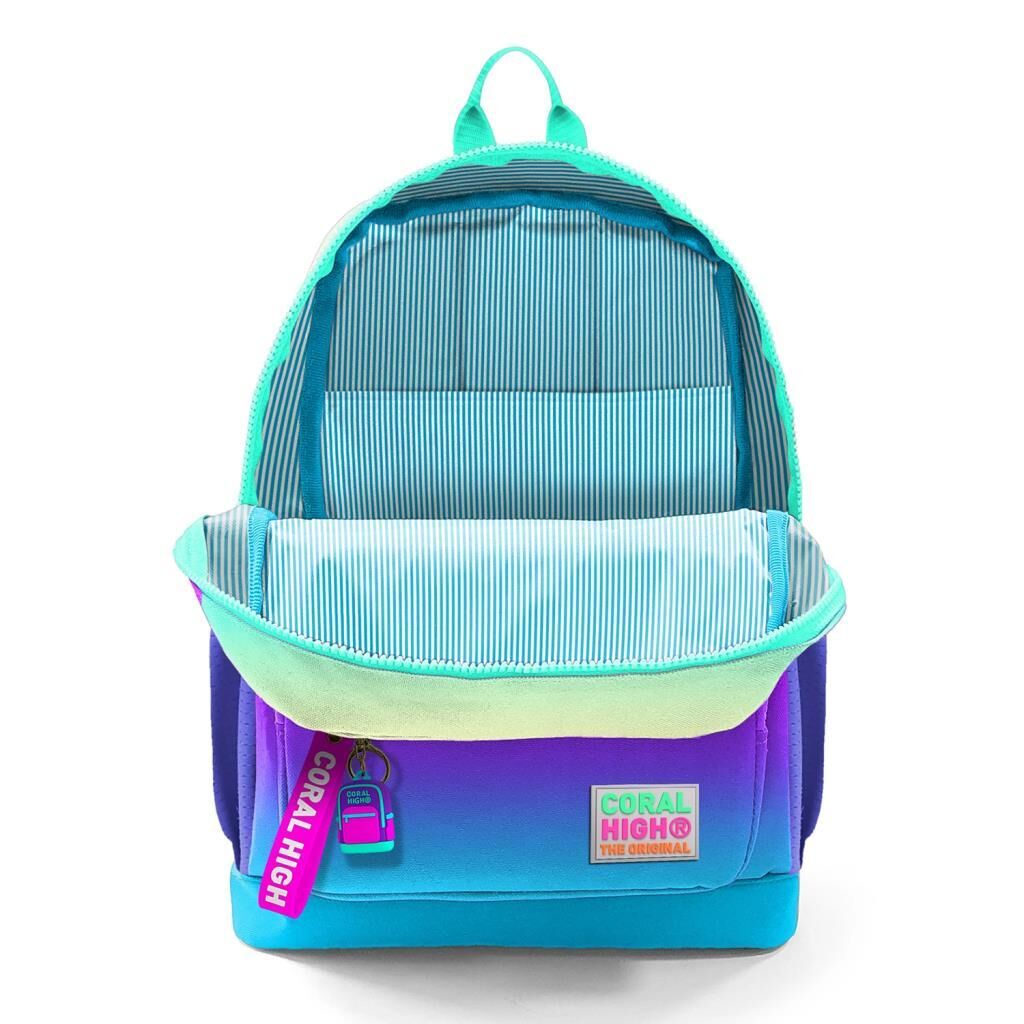 Coral High 2li Set Desenli Okul Çantası Beslenme 23710