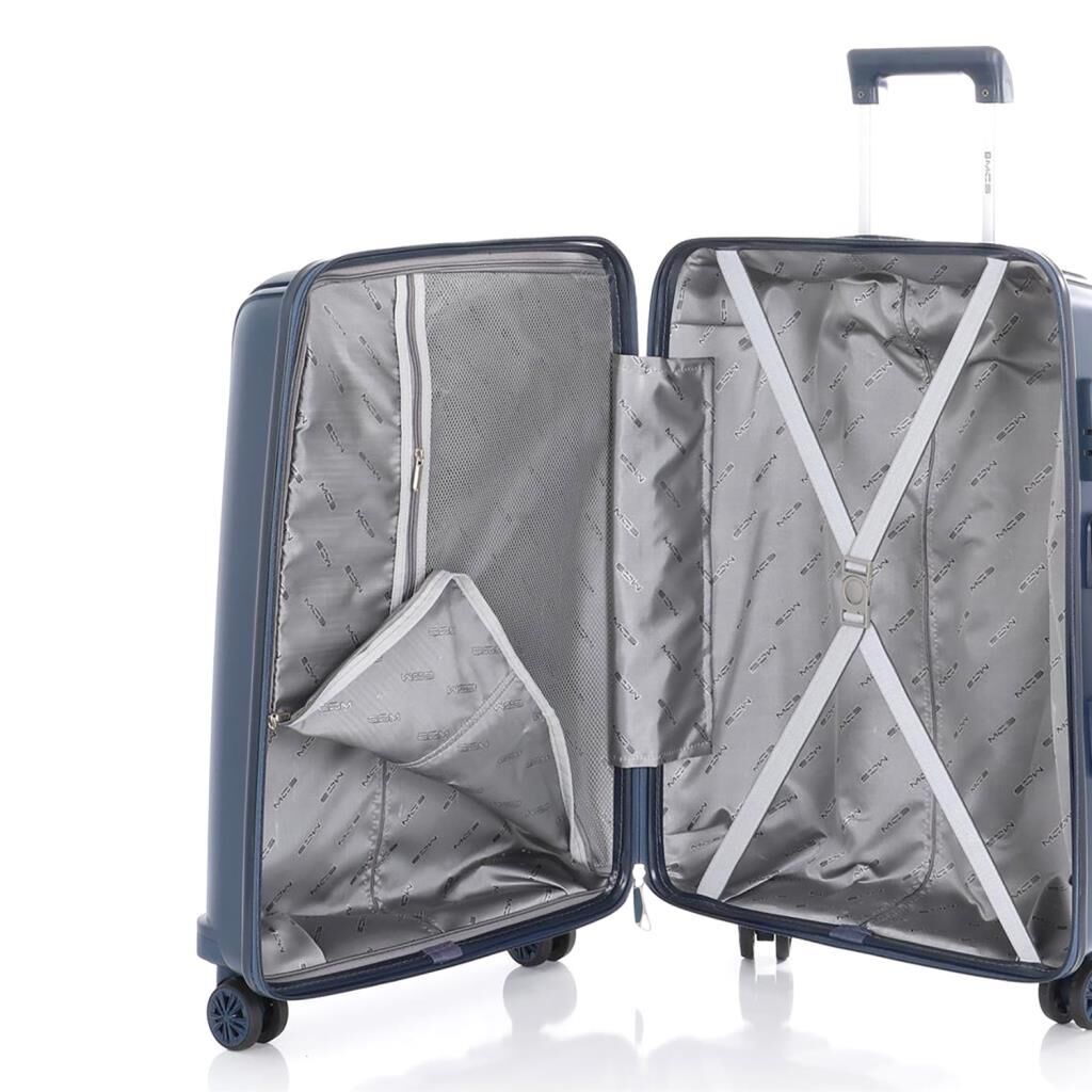 MÇS Kabin Boy Kırılmaz Silikon Seyahat Valizi Bavulu V305 Laci