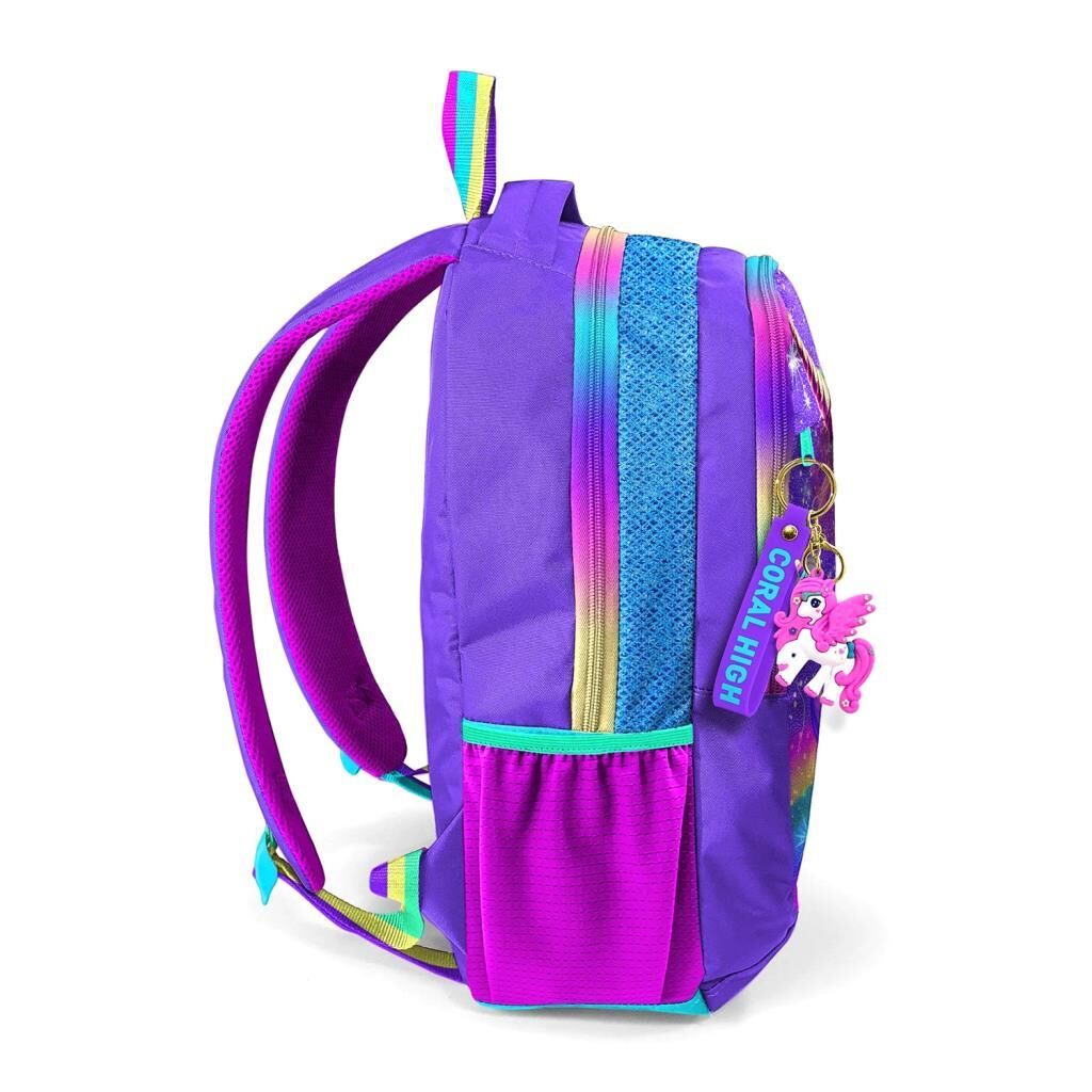 Coral High Desenli Okul Çantası Beslenme 2li Set 23663