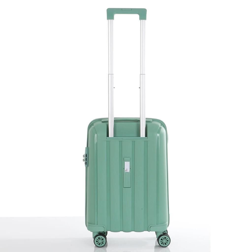 MÇS Kabin Boy Kırılmaz Silikon Seyahat Valizi Bavulu V305 Su Yeşili