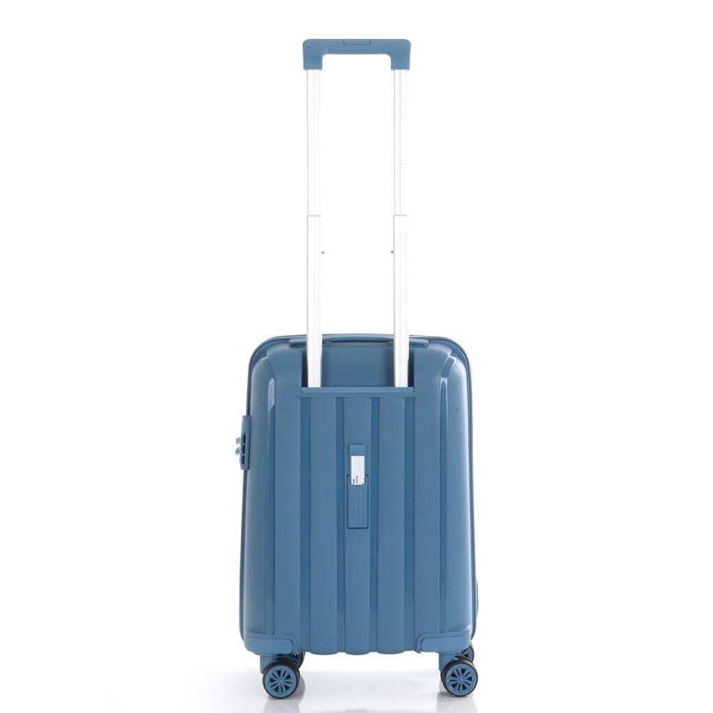 Mçs Valiz Kabin Boy Kırılmaz PP Silikon V305 Sky Blue