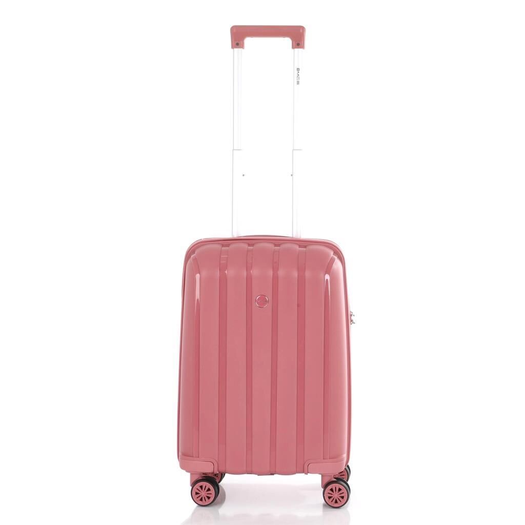 MÇS Kabin Boy Kırılmaz Silikon Seyahat Valizi Bavulu V305 K.Pudra