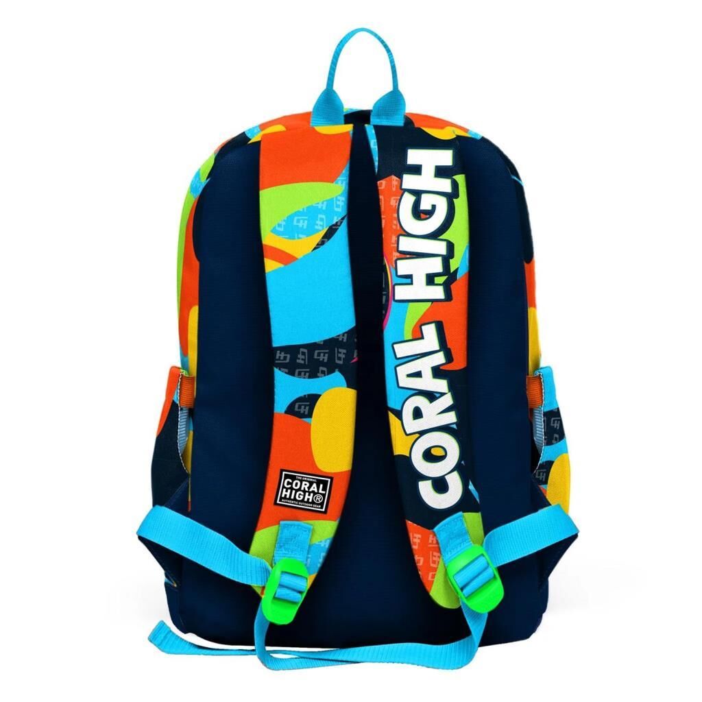 Coral High Büyük Boy Okul Sırt Çantası Graffiti Desenli 23777
