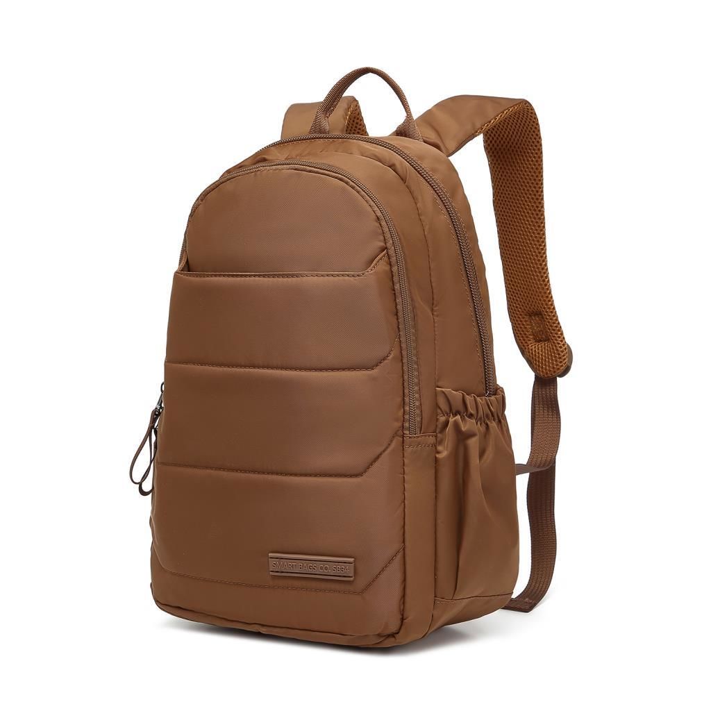 Smart Bags Orta Boy Yumuşak Kumaş Uniseks Sırt Çantası 8720 Camel