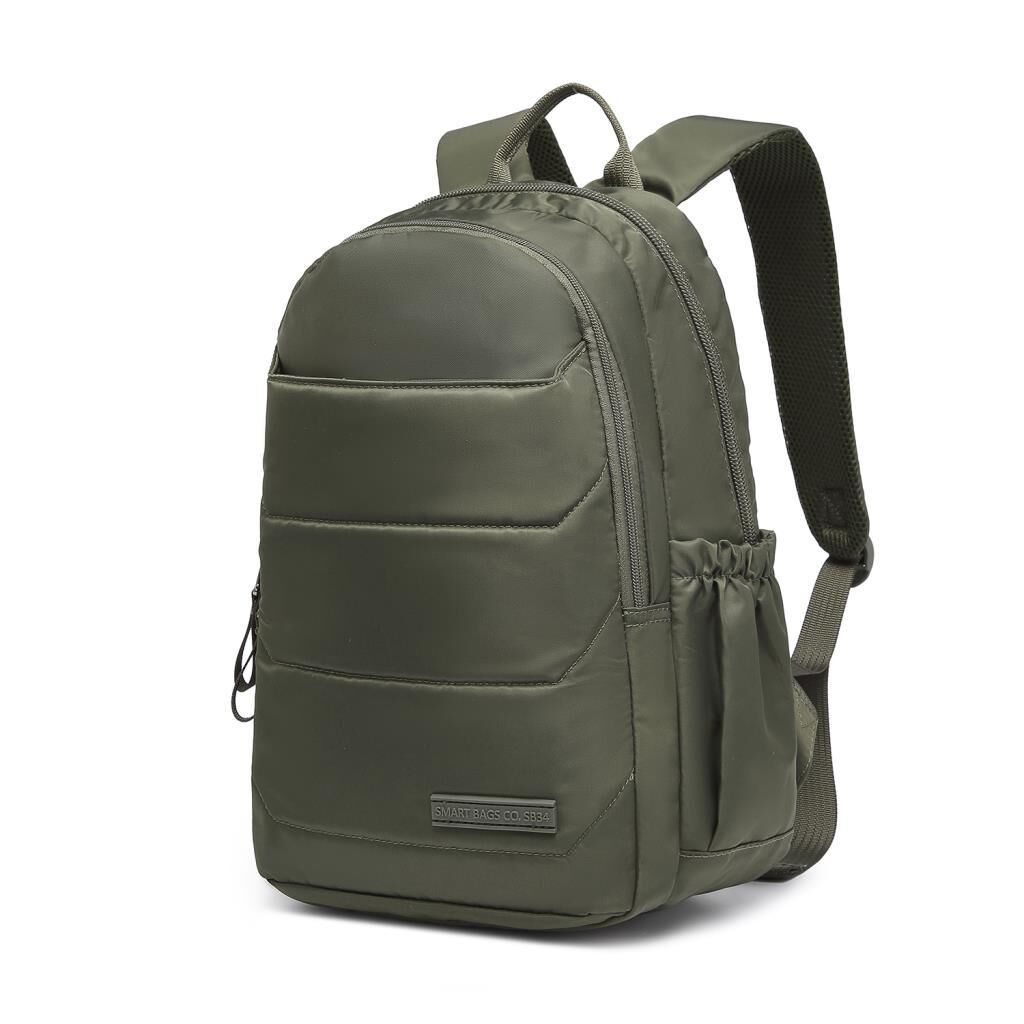 Smart Bags Orta Boy Yumuşak Kumaş Uniseks Sırt Çantası 8720 K.Yeşil