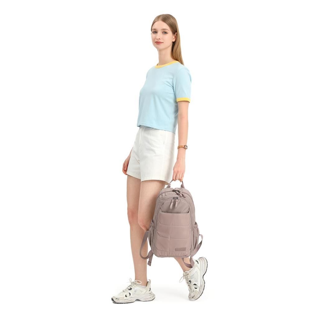 Smart Bags Orta Boy Yumuşak Kumaş Uniseks Sırt Çantası 8720 K.Yeşil