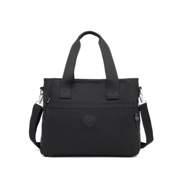 Smart Bags Omuz Askılı Kadın Çantası Krinkıl Kumaş 3110 Siyah