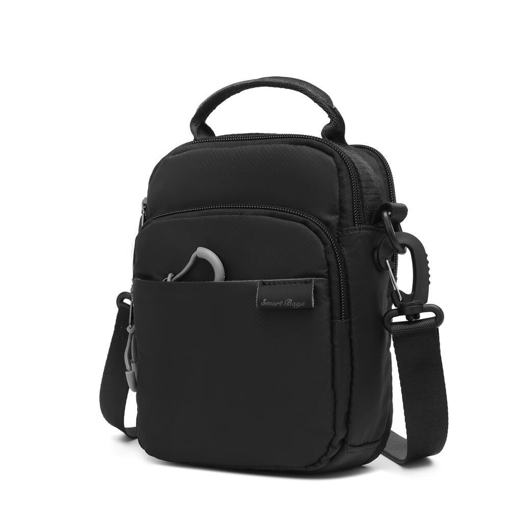 Smart Bags Mini Boy Ekstra Hafif Uniseks Postacı Çantası 3152 Siyah