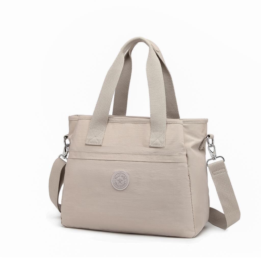 Smart Bags Omuz Askılı Kadın Çantası Krinkıl Kumaş 3110 Bej