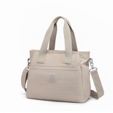 Smart Bags Omuz Askılı Kadın Çantası Krinkıl Kumaş 3110 Bej