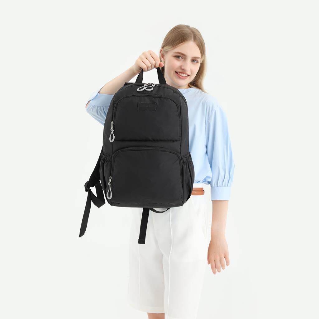 Smart Bags Büyük Boy Ekstra Hafif Uniseks Sırt Çantası 3212 Siyah