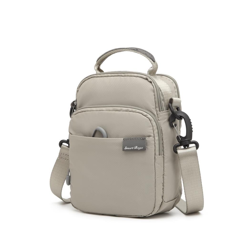 Smart Bags Mini Boy Ekstra Hafif Uniseks Postacı Çantası 3152 Açık Gri