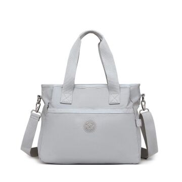 Smart Bags Omuz Askılı Kadın Çantası Krinkıl Kumaş 3110 11 A.Gri