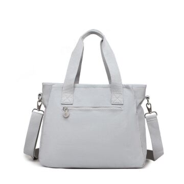 Smart Bags Omuz Askılı Kadın Çantası Krinkıl Kumaş 3110 11 A.Gri