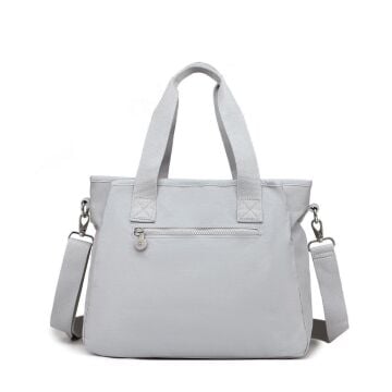 Smart Bags Omuz Askılı Kadın Çantası Krinkıl Kumaş 3110 11 A.Gri