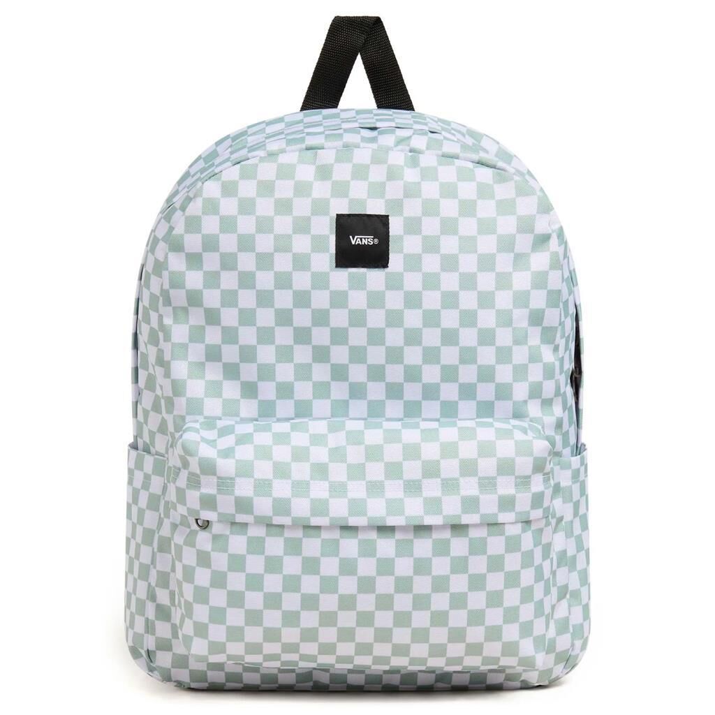 Vans Sırt Çantası Old Skool Check Damalı Gray Olive VN000H4XEMW1
