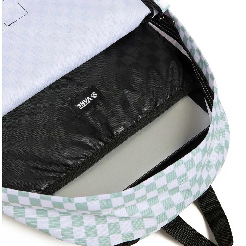 Vans Sırt Çantası Old Skool Check Damalı Gray Olive VN000H4XEMW1