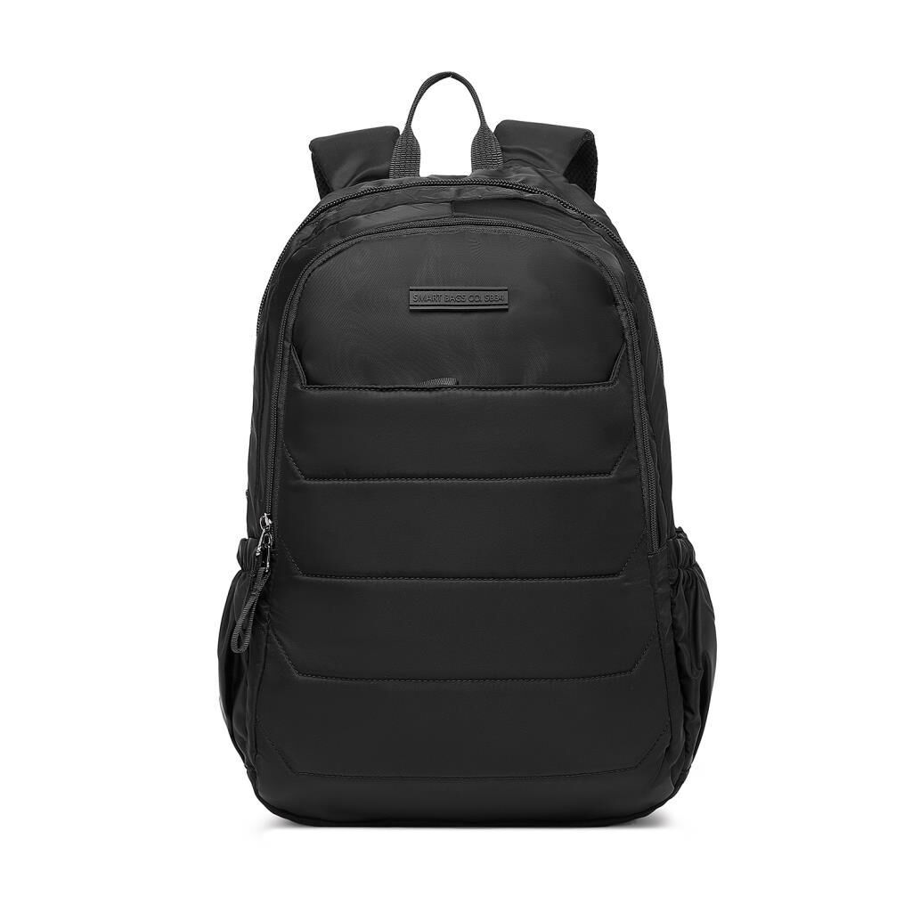 Smart Bags Büyük Boy Yumuşak Kumaş Uniseks Sırt Çantası 8722 Siyah