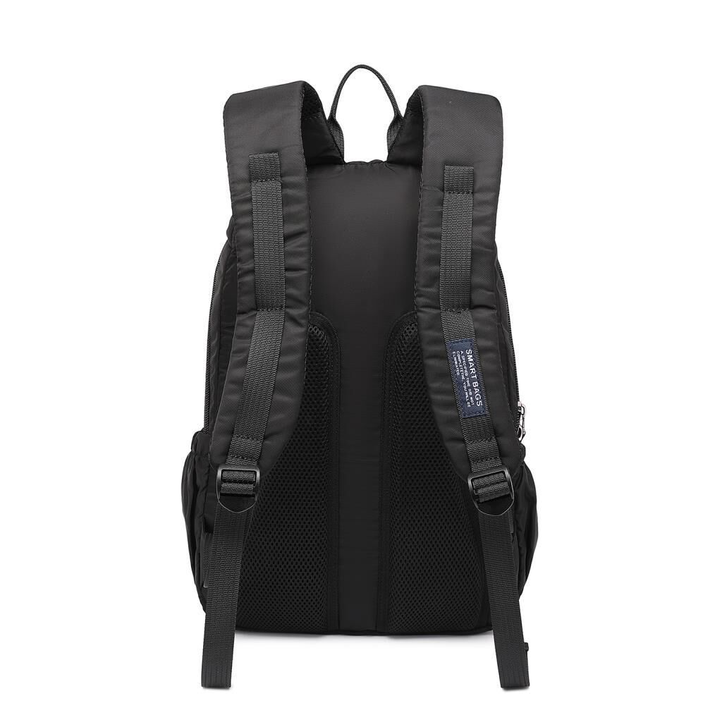 Smart Bags Büyük Boy Yumuşak Kumaş Uniseks Sırt Çantası 8722 Siyah