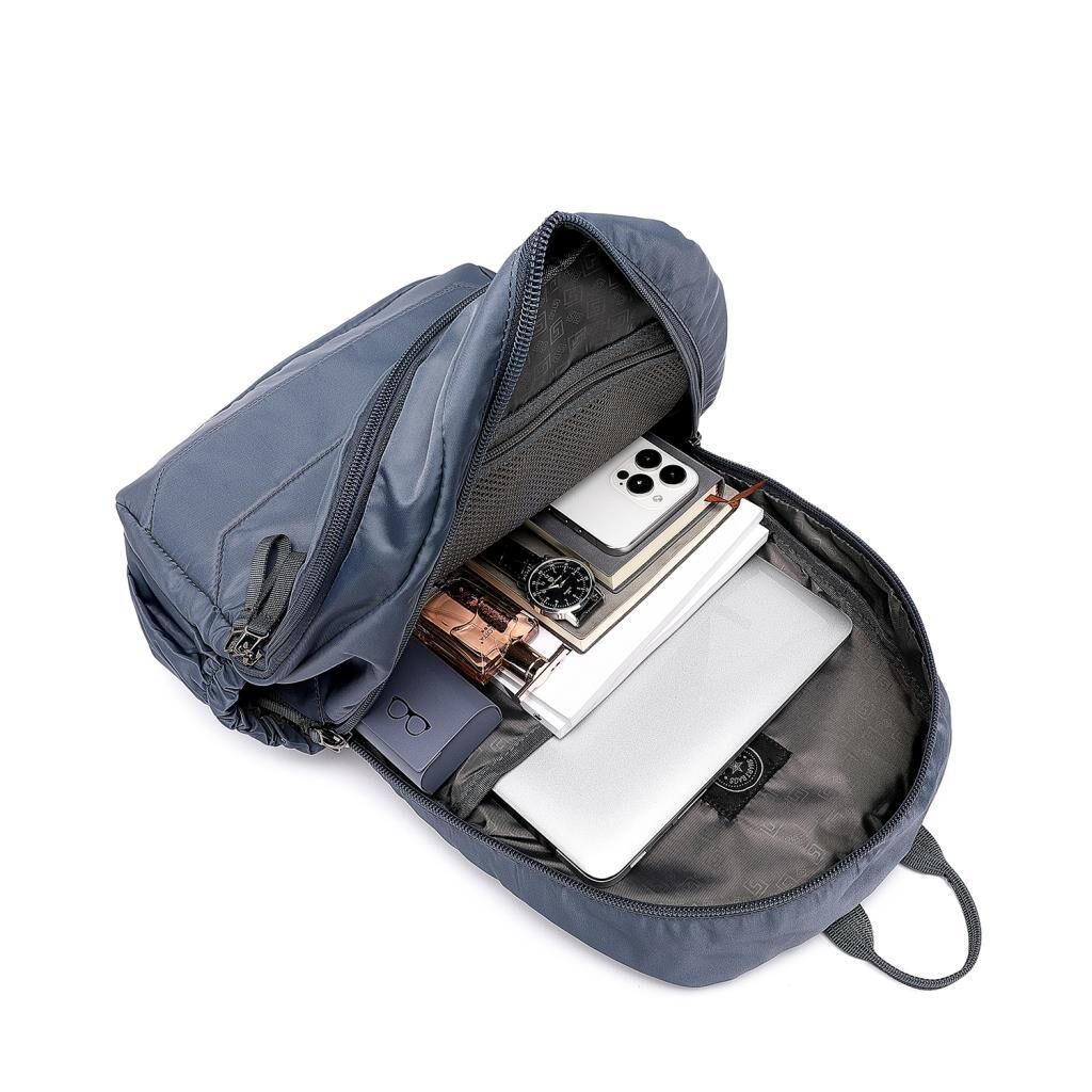 Smart Bags Büyük Boy Yumuşak Kumaş Uniseks Sırt Çantası 8722 Lacivert