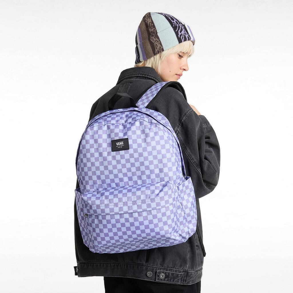 Vans Sırt Çantası Old Skool Check Damalı Purple Haze VN000H4X6PH1