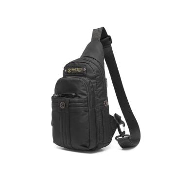 Smart Bags Bodybag Uniseks Omuz Askılı Çapraz Postacı Çanta 8712 Siyah