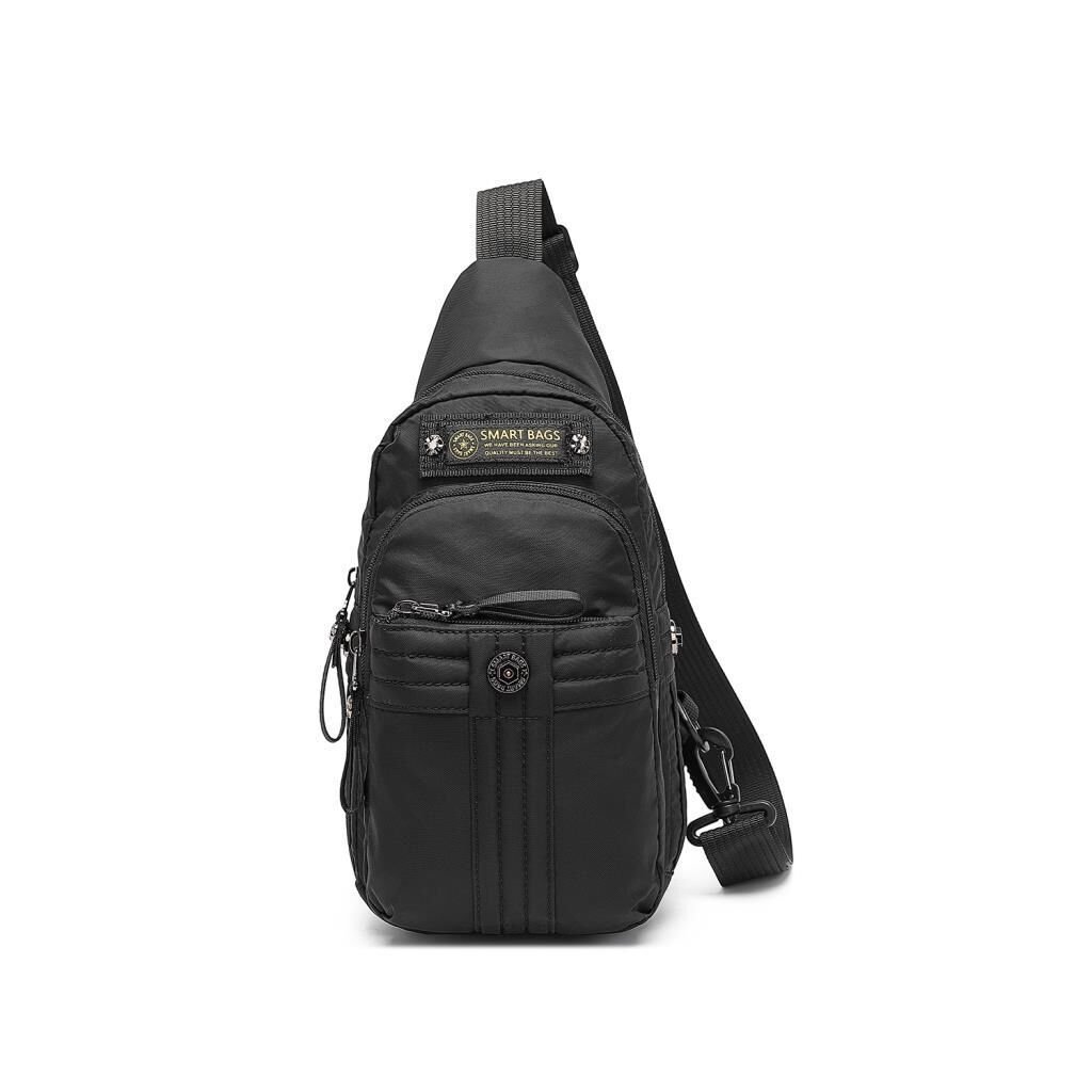 Smart Bags Bodybag Uniseks Omuz Askılı Çapraz Postacı Çanta 8712 Siyah