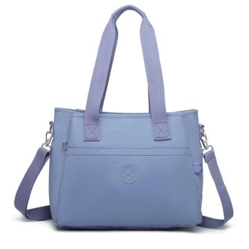 Smart Bags Omuz Askılı Kadın Çantası Krinkıl Kumaş 3110 J.Mavi