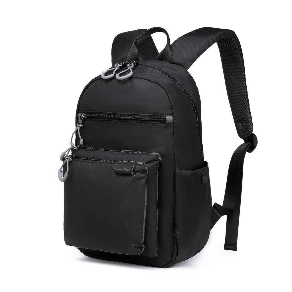 Smart Bags Küçük Boy Ekstra Hafif Uniseks Sırt Çantası 3137 Siyah
