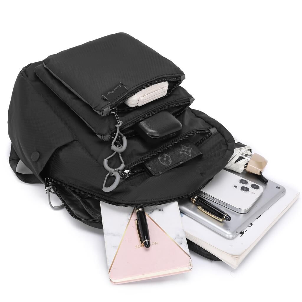 Smart Bags Küçük Boy Ekstra Hafif Uniseks Sırt Çantası 3137 Siyah