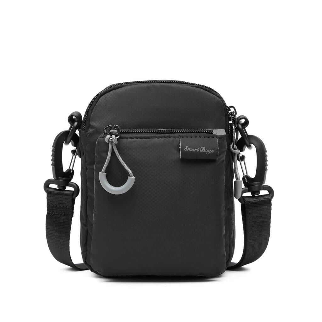 Smart Bags Mini Boy Ekstra Hafif Uniseks Postacı Çantası 3147 Gri