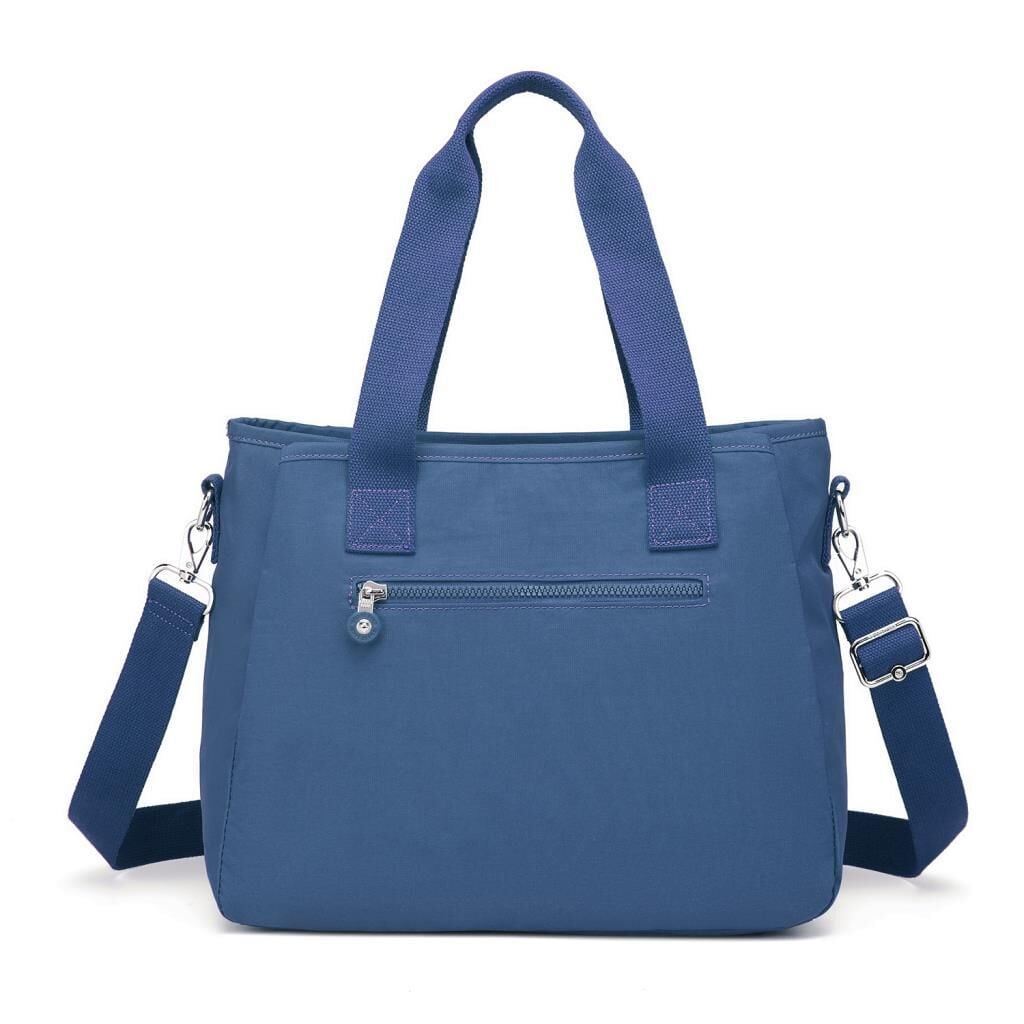 Smart Bags Omuz Askılı Kadın Çantası Krinkıl Kumaş 3110 Lacivert