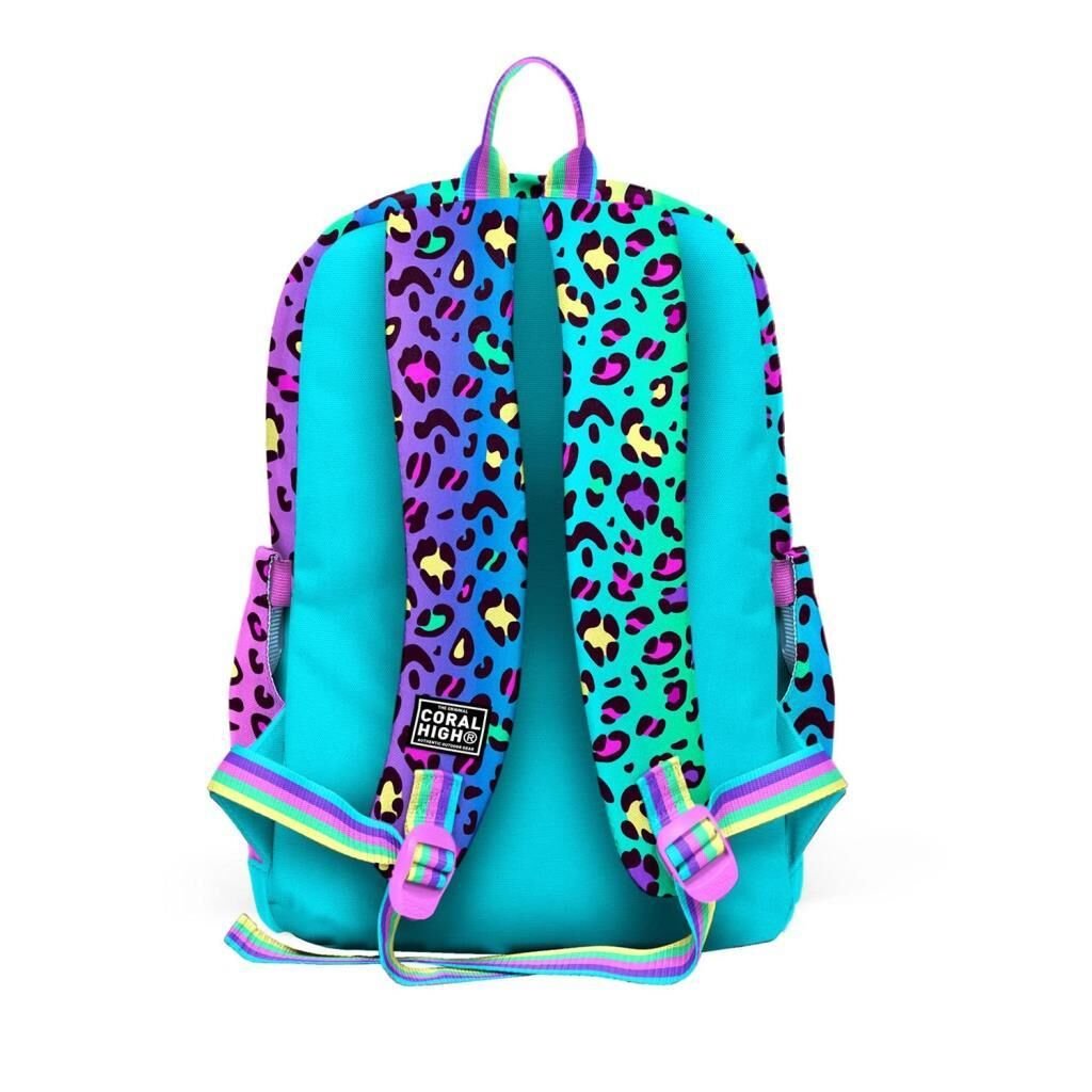 Coral High 2li Set Desenli Okul Çantası Beslenme 23769
