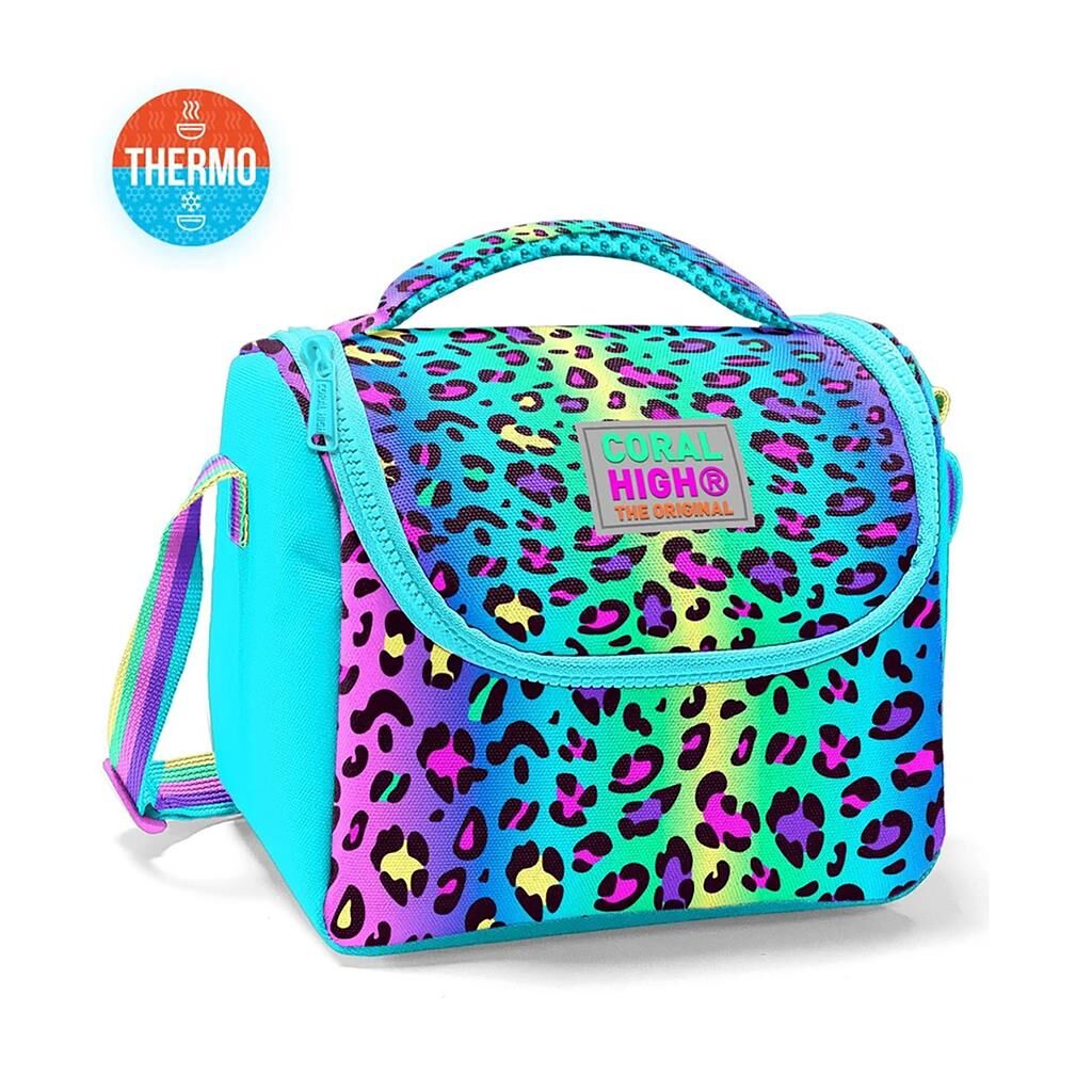 Coral High 2li Set Desenli Okul Çantası Beslenme 23769