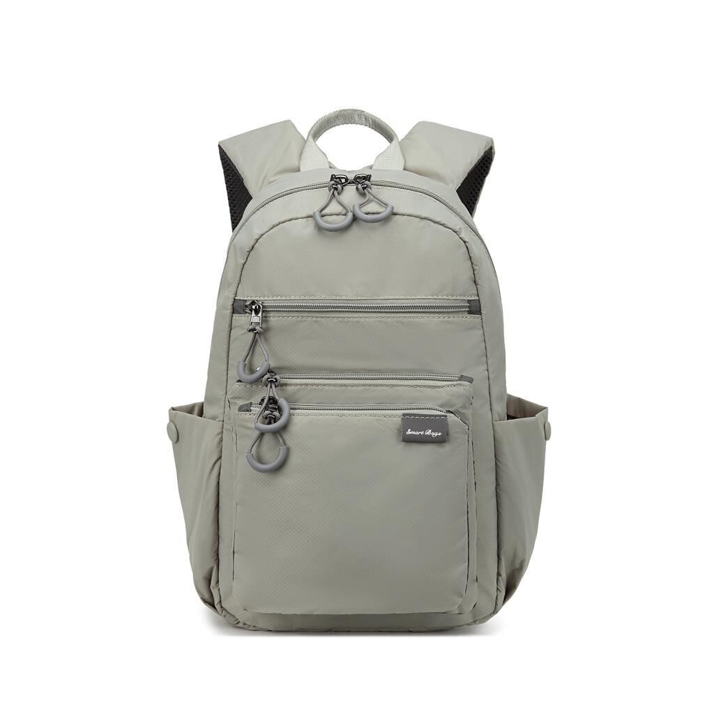 Smart Bags Küçük Boy Ekstra Hafif Uniseks Sırt Çantası 3137 Açık Gri