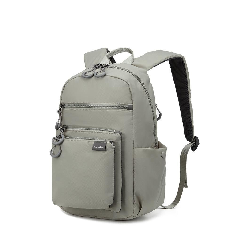 Smart Bags Küçük Boy Ekstra Hafif Uniseks Sırt Çantası 3137 Açık Gri